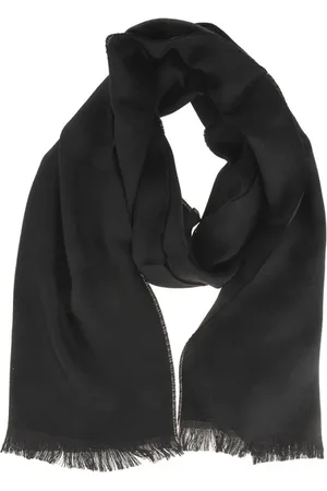 Emporio Armani Tilbehør, Herre, Sort, ONE SIZE, Uld, Scarf