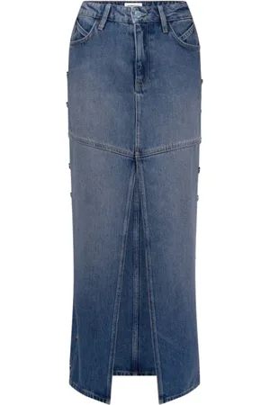 Fabienne Chapot Nederdel, Dame, Blå, S, Denim, Maya Denim Nederdel