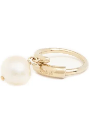 Chloé Tilbehør, Dame, Gul, S, Uld, Darcey Baroque Ring