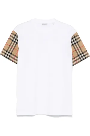Burberry Top, Dame, Hvid, XS, Bomuld, Bomulds T-shirt