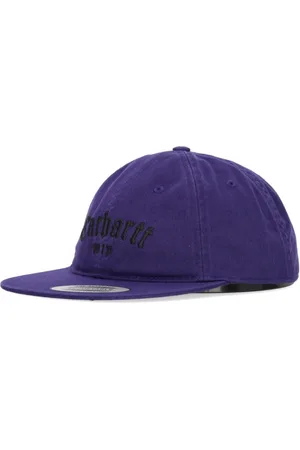 Carhartt Tilbehør, Herre, Lilla, ONE SIZE, Bomuld, Flad Skyggehue Onyx Sort