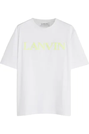 Lanvin Top, Herre, Hvid, L, Bomuld, Curb T-shirt