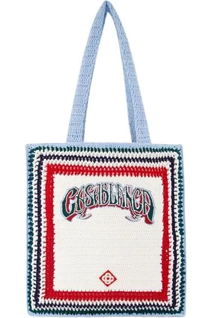 Casablanca Taske, unisex, Flerfarvet, ONE SIZE, Bomuld, Hvid Hæklet Shopper Taske - Bomuld
