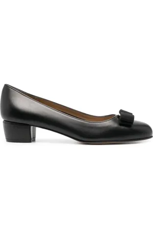 Salvatore Ferragamo Sko, Dame, Sort, 37 EU, Læder, Nero Vara 1 Pumps