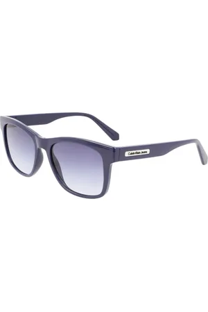 Calvin Klein Tilbehør, Herre, Blå, ONE SIZE, Firkantede acetat solbriller