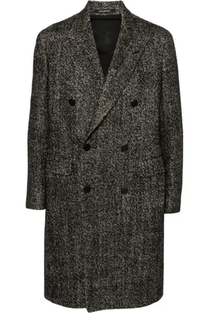TAGLIATORE Frakke, Herre, Sort, XL, Uld, Double-Breasted Frakke