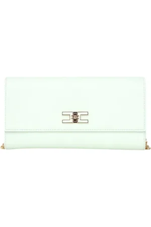 Elisabetta Franchi Taske, Dame, Grøn, ONE SIZE, Uld, Mintgrøn Crossbody Taske