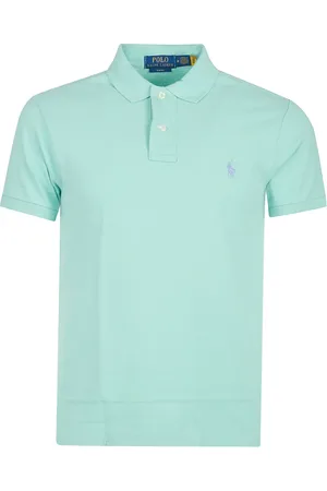 Ralph Lauren Top, Herre, Blå, XL, Slim Fit Polo Skjorte