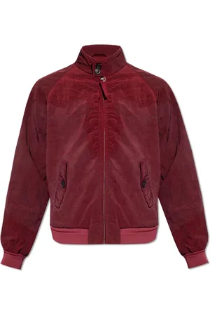 Maison Margiela Jakke, Herre, Rød, 3XS, Nylon, Yoke canvas jakke