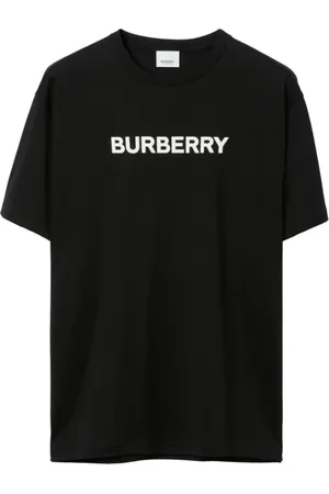 Burberry Top, Herre, Sort, L, Bomuld, Marrone Cammello T-shirt