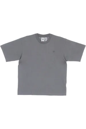 adidas Top, Herre, Grå, XL, Bomuld, Klassisk T-shirt med Trefoil-logo