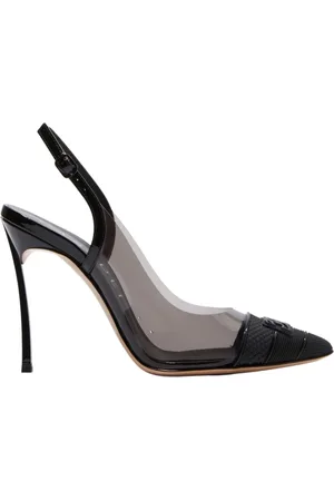 Casadei Sko, Dame, Sort, 36 1/2 EU, Fluo Toe Cap Pumps