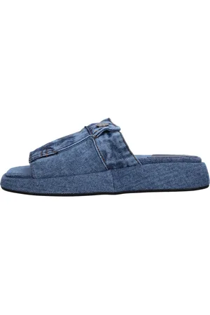 Jeffrey Campbell Sko, Dame, Blå, 39 EU, Læder, Sandal Blå
