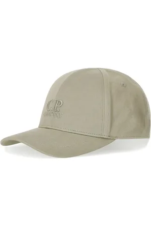 C.P. Company Tilbehør, Herre, Grå, ONE SIZE, Bomuld, Vintage Khaki Baseball Cap
