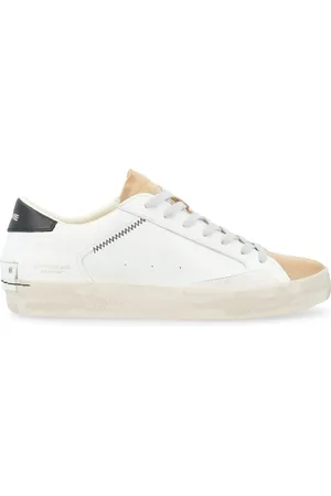 Crime london Sko, Herre, Hvid, 40 EU, Uld, Distressed Sneakers