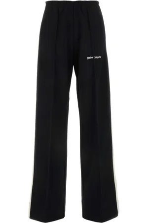 Palm Angels Bukser, Dame, Sort, M, Uld, Stilfulde Sorte Polyester Joggers