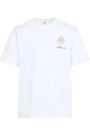 Casablanca Top, Herre, Hvid, S, Bomuld, Diamond Column T-shirt