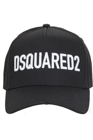 Dsquared2 Tilbehør, unisex, Sort, ONE SIZE, Logo Baseball Cap