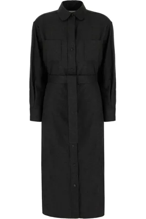 Thom Browne Kjole, Dame, Sort, M, Cashmere, Elegante Kjoler til enhver lejlighed
