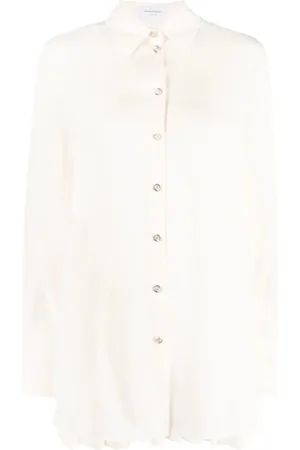 Salvatore Ferragamo Bluser & Skjorter, Dame, , XS, Casual Langærmet Skjorte