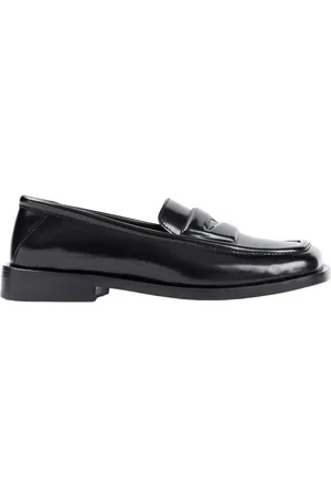 The Attico Sko, Dame, Sort, 37 1/2 EU, Læder, Amanda Loafer Sko