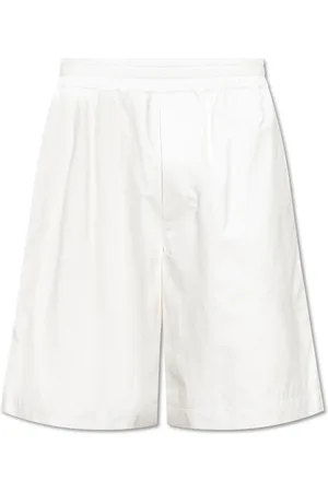 Bottega Veneta Shorts, Herre, Hvid, M, Læder, Lædershorts