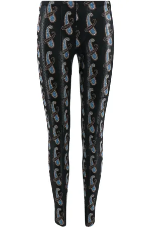 Etro Bukser, Dame, Flerfarvet, S, Uld, Paisley Print Sheer Tights