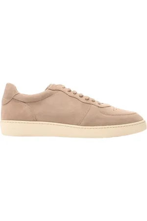 Scarosso Sko, Herre, , 41 1/2 EU, Suede, Agostino Taupe Suede Sneakers