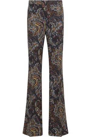 Etro Bukser, Dame, Flerfarvet, S, Wide Bukser