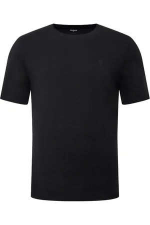 Guess Top, Herre, Sort, L, Bomuld, Logo Patched T-Shirt