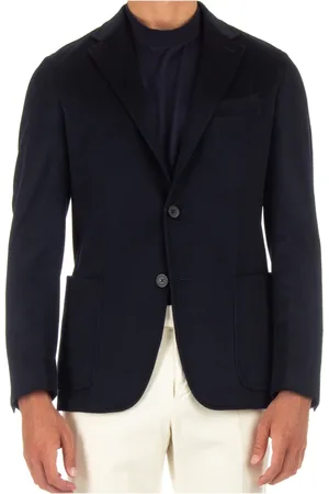 Ermenegildo Zegna Jakke, Herre, Blå, L, Cashmere, Cashmere Oasis Jakke Blå