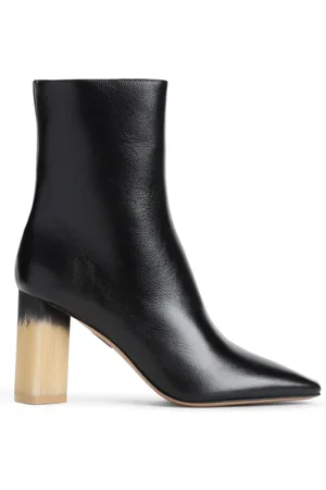 Chloé Sko, Dame, Sort, 37 1/2 EU, Læder, Georgia Ankelstøvler