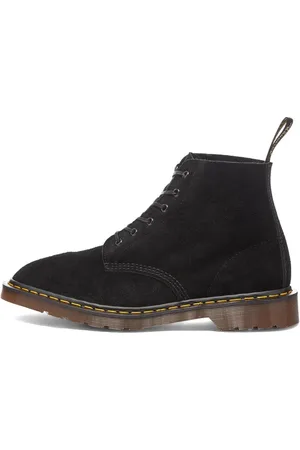 Dr. Martens Sko, Herre, Sort, 43 EU, Suede, Desert Oasis Suede Sorte Støvler