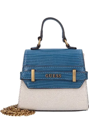 Guess Taske, Dame, Blå, ONE SIZE, Uld, Faux Leather Håndtaske