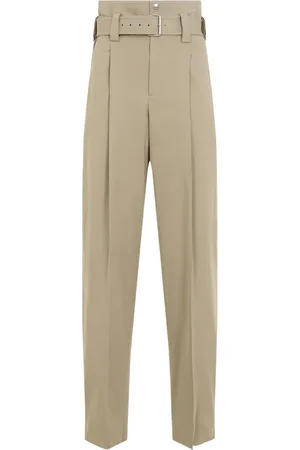 Bottega Veneta Bukser, Dame, , 3XS, Bomuld, Neutrale Bukser for Ubesværet Elegance