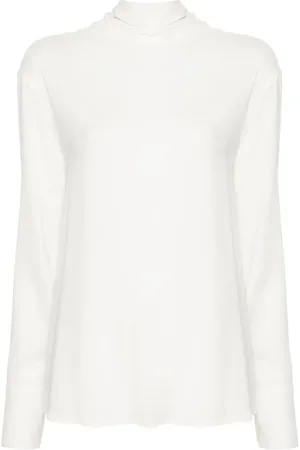 Fabiana Filippi Top, Dame, Hvid, M, Langærmet Top