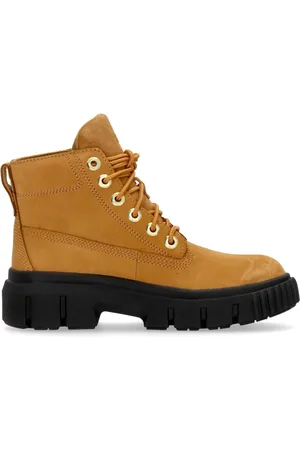 Timberland Sko, Dame, Brun, 36 EU, Læder, Nubuck Snørestøvle