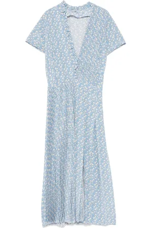 ERMANNO SCERVINO Kjole, Dame, Blå, L, Midi Sommerkjole