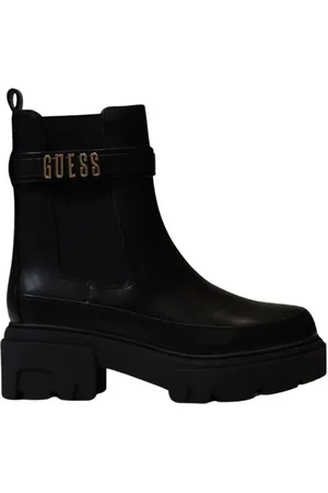 Guess Sko, Dame, Sort, 36 EU, Læder, Yelma Støvler