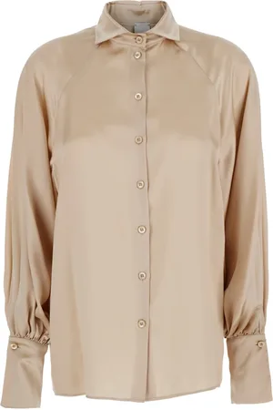 ELEVENTY Bluser & Skjorter, Dame, , XS, Tyl, Klassisk skjorte med krave