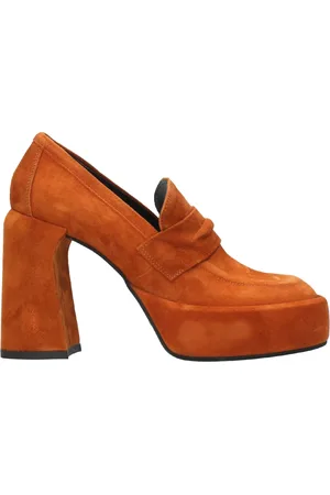 Elena Iachi Sko, Dame, Brun, 37 EU, Læder, Brune Ruskind Pumps