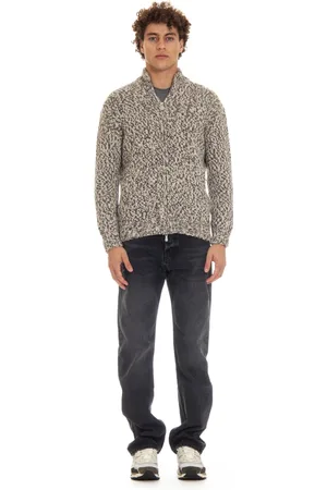 ELEVENTY Strik, Herre, , M, Uld, Cashmere Fuld Zip Sweater