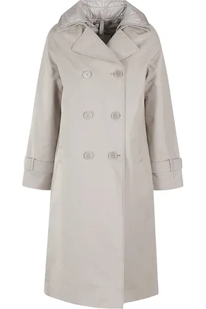 Duno Frakke, Dame, Grå, M, Uld, Double-Breasted Coat