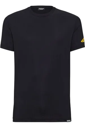 Dsquared2 Top, Dame, Sort, M, Uld, Stilfuld Underbeklædningskollektion T-shirt
