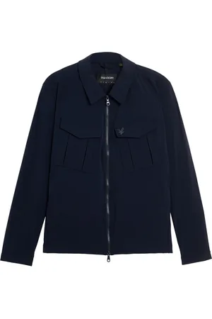 Lyle & Scott Jakke, Herre, Blå, M, Nylon, Nylon Pocket Overshirt