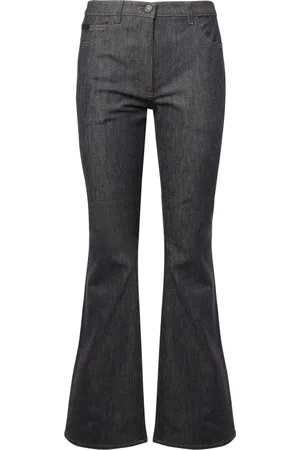 Courrèges Jeans, Dame, Grå, W29, Denim, Bootcut Denim Bukser