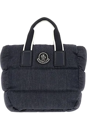 Moncler Taske, Dame, Blå, ONE SIZE, Uld, Stilfuld skuldertaske