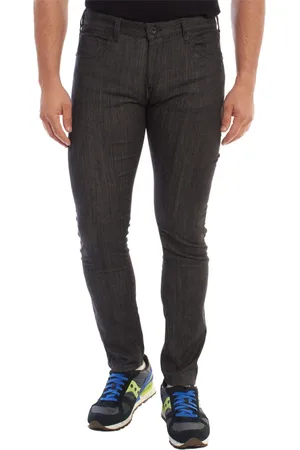 Emporio Armani Jeans, Herre, Sort, W32, Bomuld, Moderne Five-Pocket Bukser