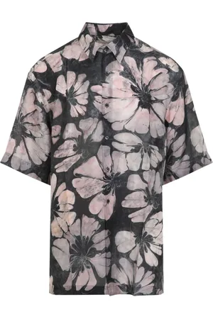 DRIES VAN NOTEN Skjorte, Herre, Flerfarvet, M, Cassidye Skjorte