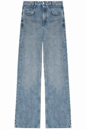Isabel Marant Jeans, Dame, Blå, M, Bomuld, Bootcut Belvira Jeans